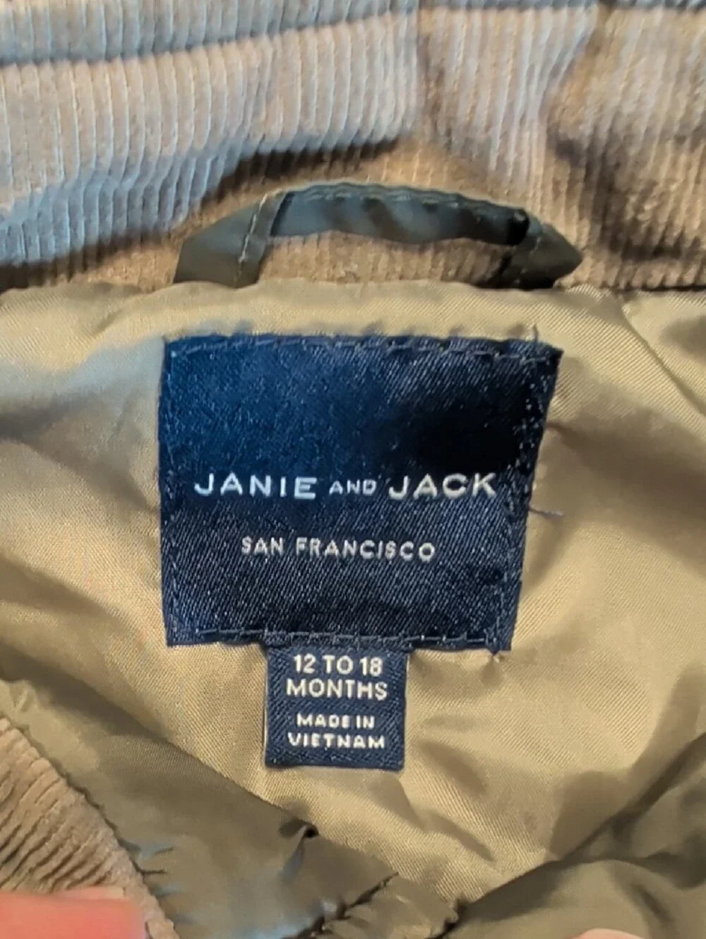 Janie And Jack Quilted Puffer Vest